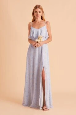 Jane Convertible Dress - Dusty Blue Floret 20 Jane Convertible Dress - Dusty Blue Floret -Cheap Plush Attire Store BIRDY GREY JANE CONVERTIBLE BRIDESMAID DRESS DUSTY BLUE FLORET 01