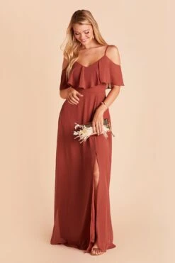 Jane Convertible Dress - Spice 24 Jane Convertible Dress - Spice -Cheap Plush Attire Store BIRDY GREY JANE CONVERTIBLE SLIT BRIDESMAID DRESS SPICE 02