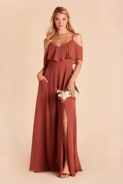 Jane Convertible Dress - Spice 25 Jane Convertible Dress - Spice -Cheap Plush Attire Store BIRDY GREY JANE CONVERTIBLE SLIT BRIDESMAID DRESS SPICE 03