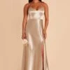 Jay Shiny Satin Dress - Neutral Champagne 1 Jay Shiny Satin Dress - Neutral Champagne -Cheap Plush Attire Store BIRDY GREY JAY SATIN BRIDESMAID DRESS NEUTRAL CHAMPAGNE 03