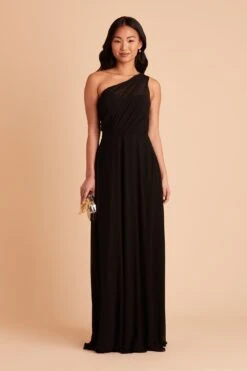 Kira Dress - Black -Cheap Plush Attire Store BIRDY GREY KIRA BRIDESMAID DRESS BLACK 04