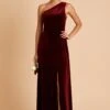 Kira Velvet Dress - Cabernet 1 Kira Velvet Dress - Cabernet -Cheap Plush Attire Store BIRDY GREY KIRA VELVET BRIDESMAID DRESS CABERNET 01