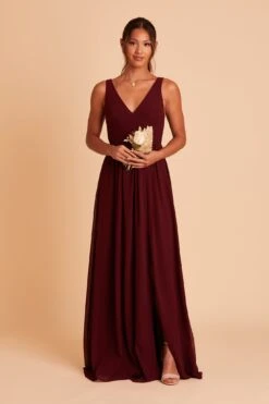 Laurie Empire Dress - Cabernet 22 Laurie Empire Dress - Cabernet -Cheap Plush Attire Store BIRDY GREY LAURIE MATERNITY BRIDESMAID DRESS CABERNET 05