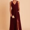 Laurie Empire Dress - Cabernet -Cheap Plush Attire Store BIRDY GREY LAURIE MATERNITY BRIDESMAID DRESS CABERNET 06