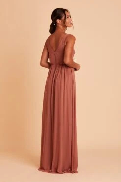 Laurie Empire Dress - Desert Rose -Cheap Plush Attire Store BIRDY GREY LAURIE MATERNITY BRIDESMAID DRESS DESERT ROSE 07