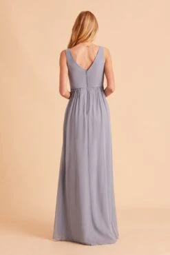 Laurie Empire Dress - Dusty Blue 12 Laurie Empire Dress - Dusty Blue -Cheap Plush Attire Store BIRDY GREY LAURIE MATERNITY BRIDESMAID DRESS DUSTY BLUE 06