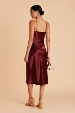 Lisa Shiny Satin Midi Dress - Cabernet 21 Lisa Shiny Satin Midi Dress - Cabernet -Cheap Plush Attire Store BIRDY GREY LISA BRIDESMAID DRESS CABERNET 06 2373028b 0716 49f3 80ac 279aedaa9d86