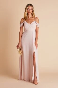 Spence Convertible Dress - Pale Blush 32 Spence Convertible Dress - Pale Blush -Cheap Plush Attire Store BIRDY GREY SPENCE CONVERTIBLE SLIT BRIDESMAID DRESS PALE BLUSH 02