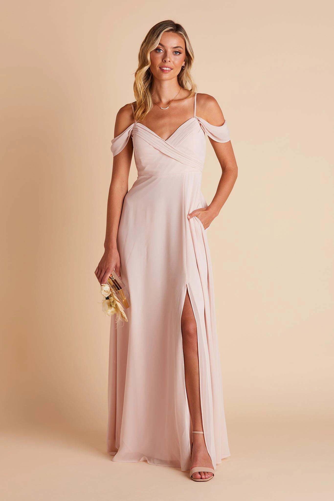 Spence Convertible Dress - Pale Blush 9 Spence Convertible Dress - Pale Blush - Image 7