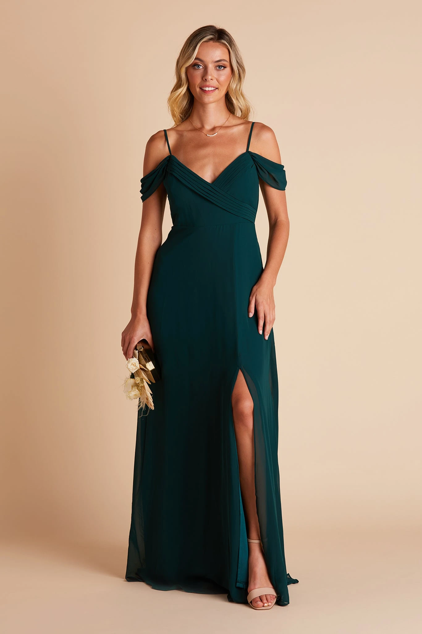 Spence Convertible Dress - Emerald 4 Spence Convertible Dress - Emerald - Image 2