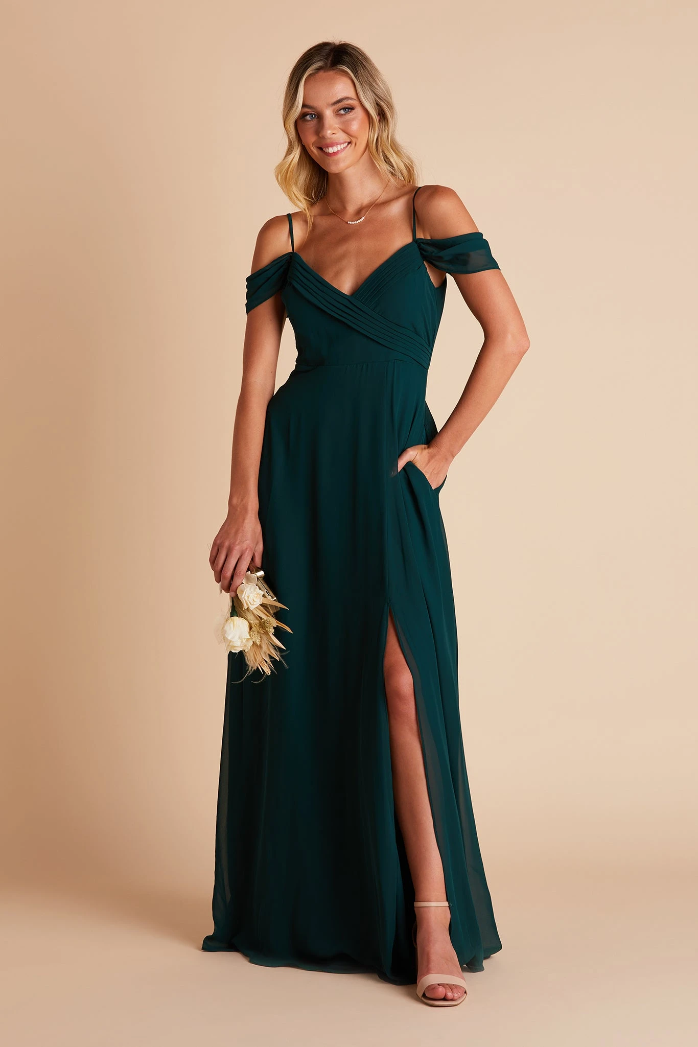 Spence Convertible Dress - Emerald 8 Spence Convertible Dress - Emerald - Image 6
