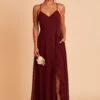 Theresa Chiffon Dress - Cabernet 2 Theresa Chiffon Dress - Cabernet -Cheap Plush Attire Store BIRDY GREY THERESA BRIDESMAID DRESS CABERNET 05