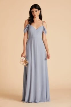 Devin Convertible Dress - Dusty Blue