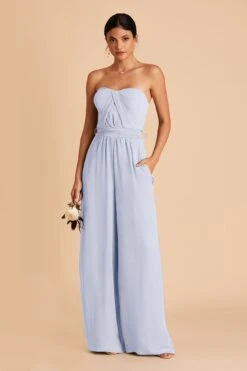Gigi Convertible Jumpsuit - Ice Blue