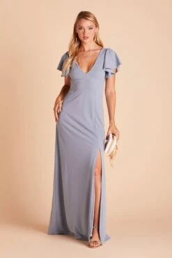 Hannah Crepe Dress - Dusty Blue 17 Hannah Crepe Dress - Dusty Blue -Cheap Plush Attire Store aa5923602abf022c58859a7d080ae930