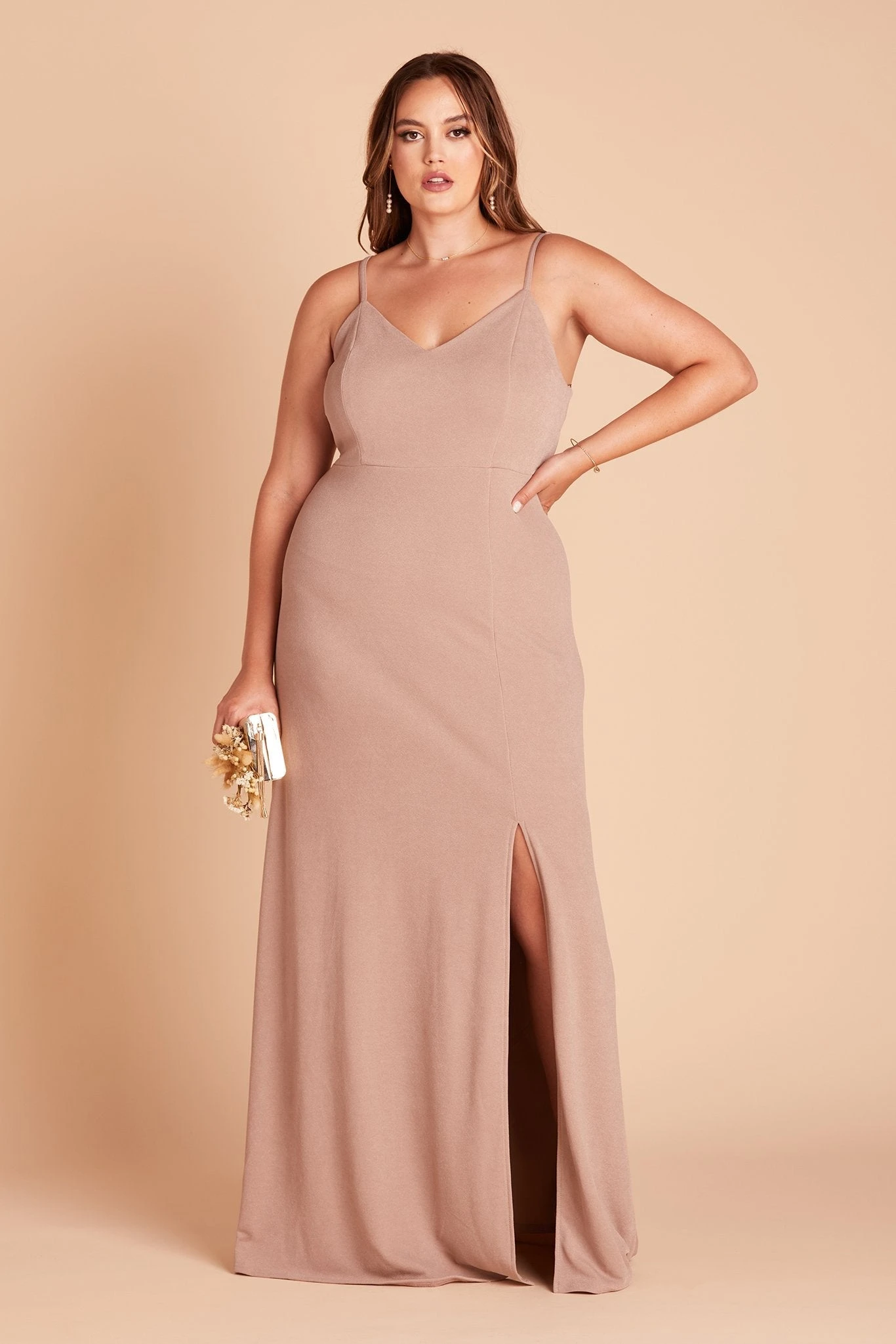 Jay Dress - Taupe 4 Jay Dress - Taupe - Image 2