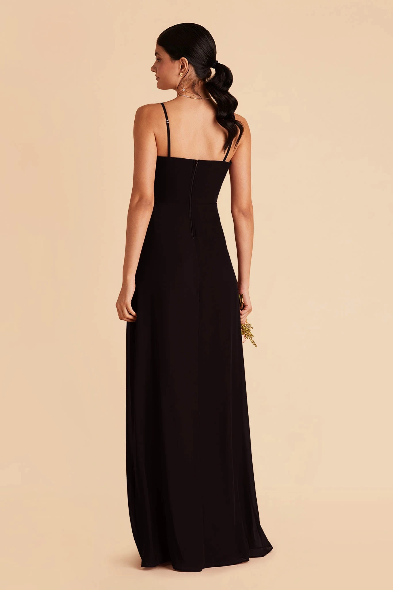 Chris Convertible Chiffon Dress - Black 8 Chris Convertible Chiffon Dress - Black - Image 6