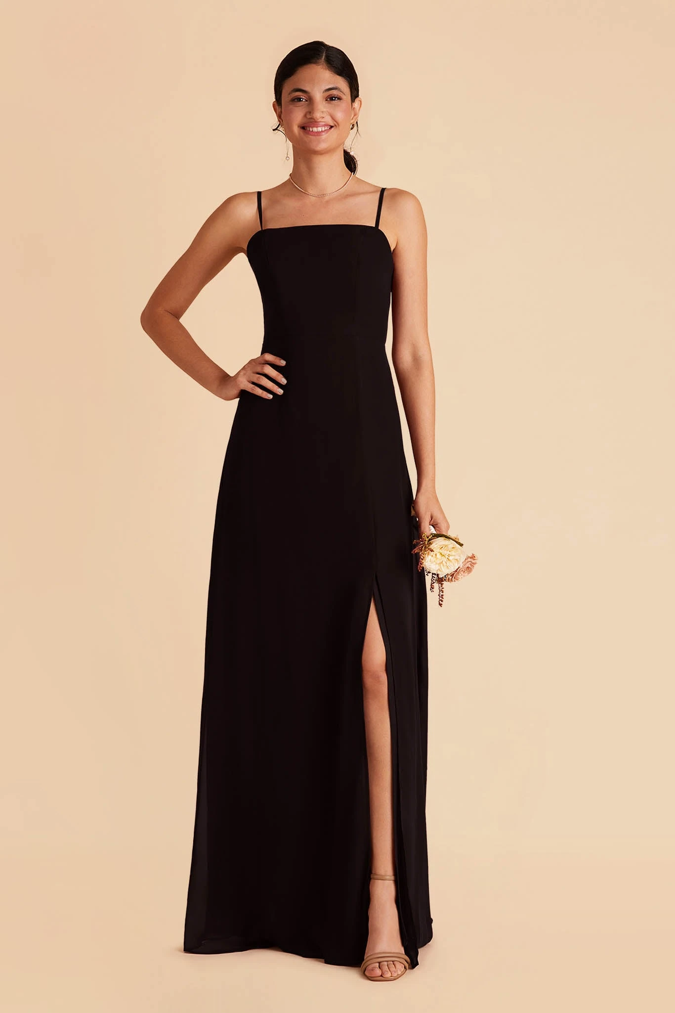Chris Convertible Chiffon Dress - Black 5 Chris Convertible Chiffon Dress - Black - Image 3