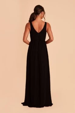 Laurie Empire Dress - Black 16 Laurie Empire Dress - Black -Cheap Plush Attire Store black laurie slit bridesmaid dress 04