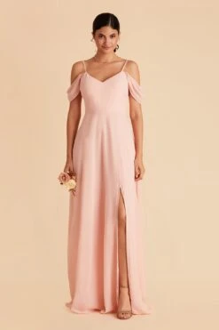 Devin Convertible Dress - Blush Pink 32 Devin Convertible Dress - Blush Pink -Cheap Plush Attire Store blush pink devin convertible slit bridesmaid dress 01