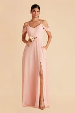 Devin Convertible Dress - Blush Pink 24 Devin Convertible Dress - Blush Pink -Cheap Plush Attire Store blush pink devin convertible slit bridesmaid dress 04