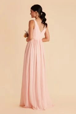 Laurie Empire Dress - Blush Pink 16 Laurie Empire Dress - Blush Pink -Cheap Plush Attire Store blush pink laurie slit bridesmaid dress 06