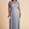 Hannah Dress - Dusty Blue