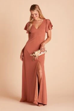 Hannah Crepe Dress - Terracotta 22 Hannah Crepe Dress - Terracotta -Cheap Plush Attire Store c80008da0badd19da0e22862a1830938