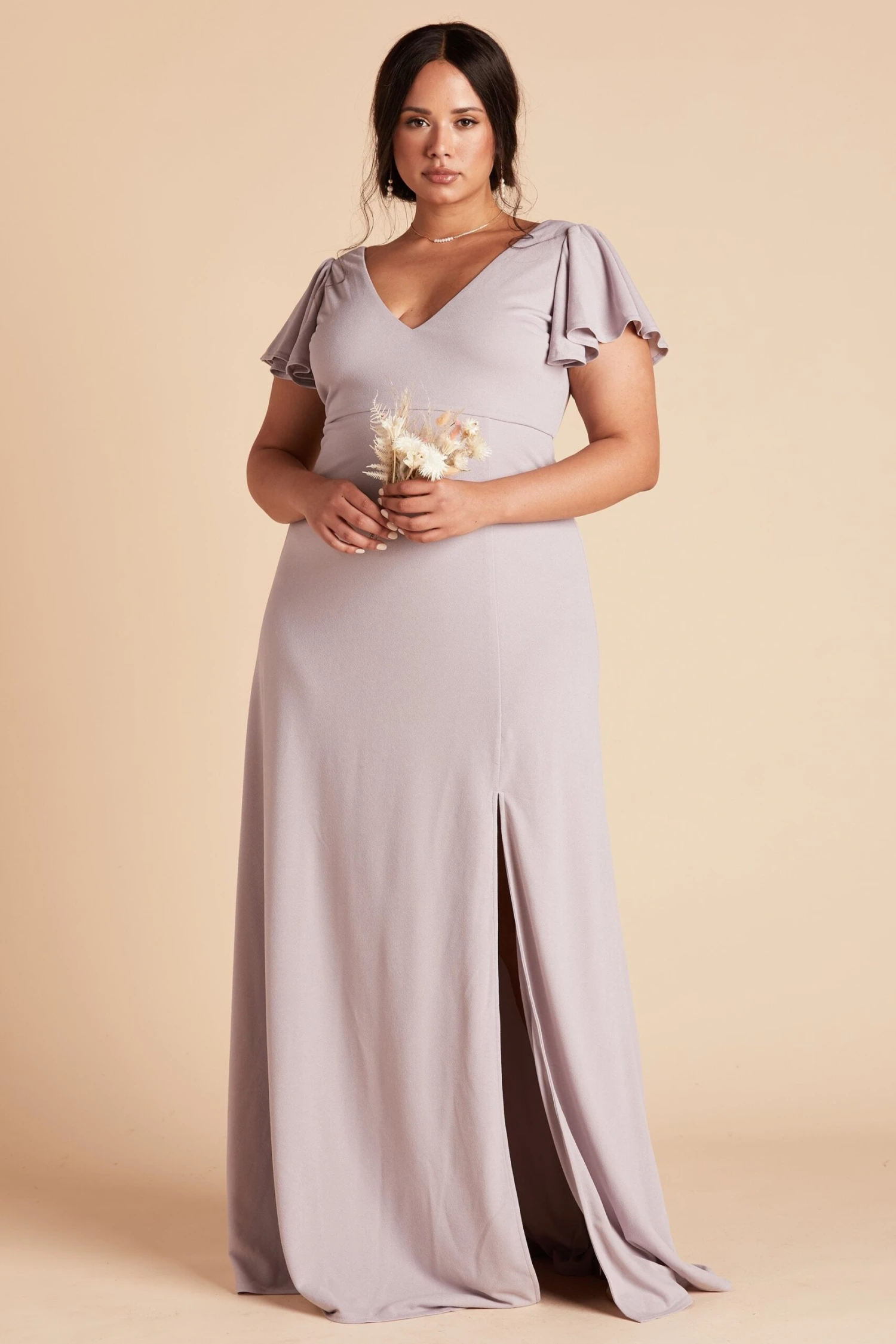 Hannah Crepe Dress - Lilac 4 Hannah Crepe Dress - Lilac - Image 2