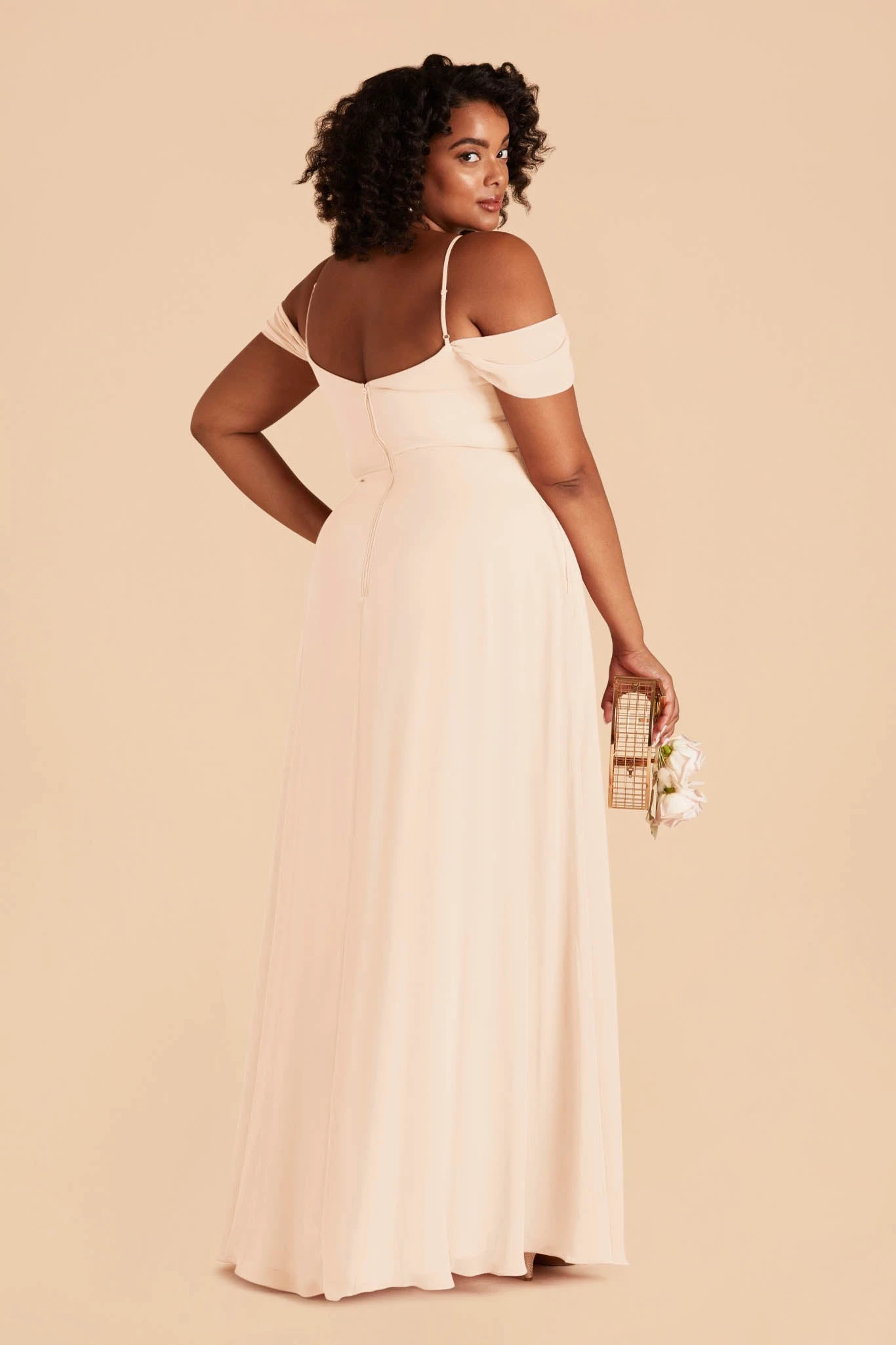 Devin Convertible Dress - Champagne - Image 10