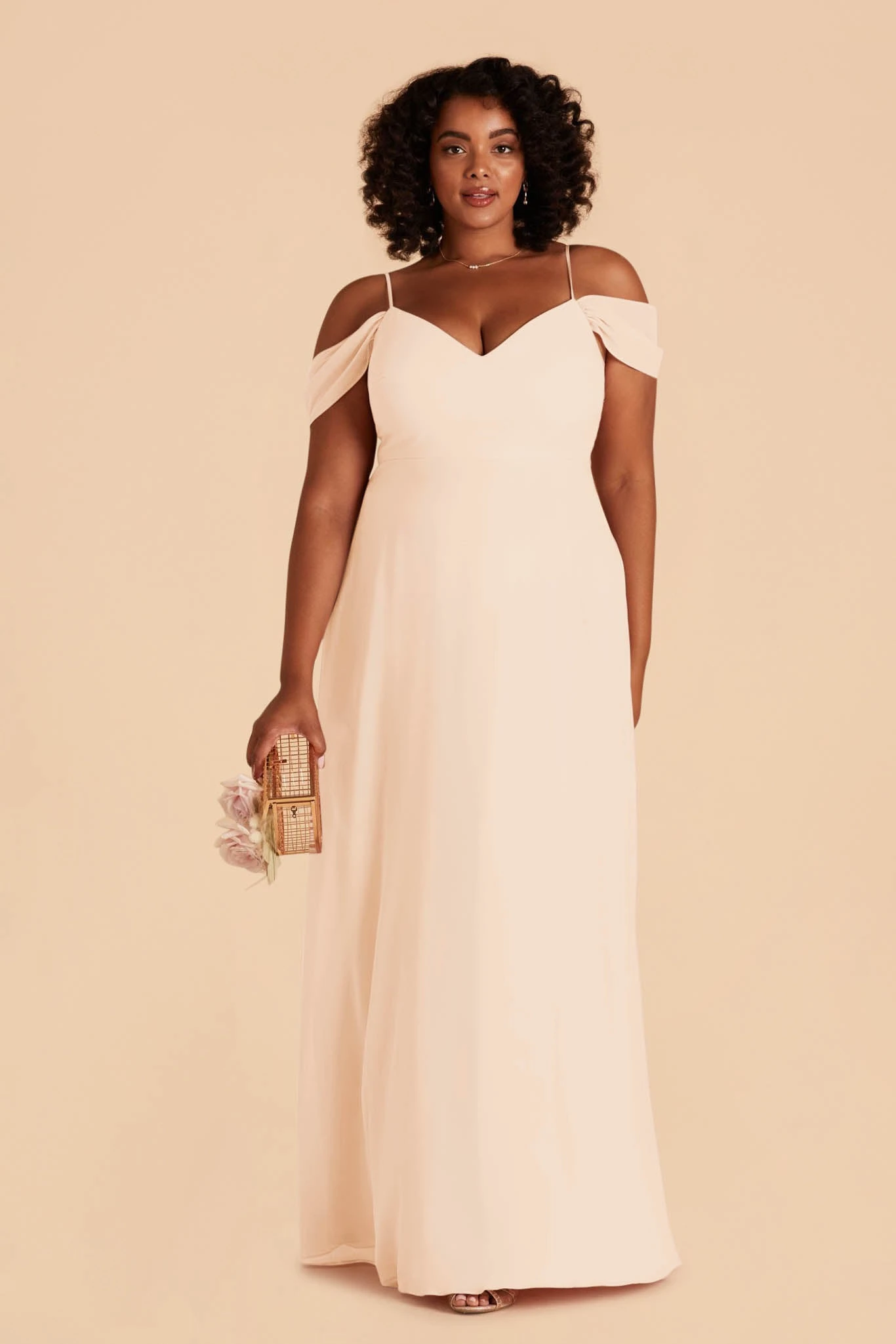 Devin Convertible Dress - Champagne - Image 2