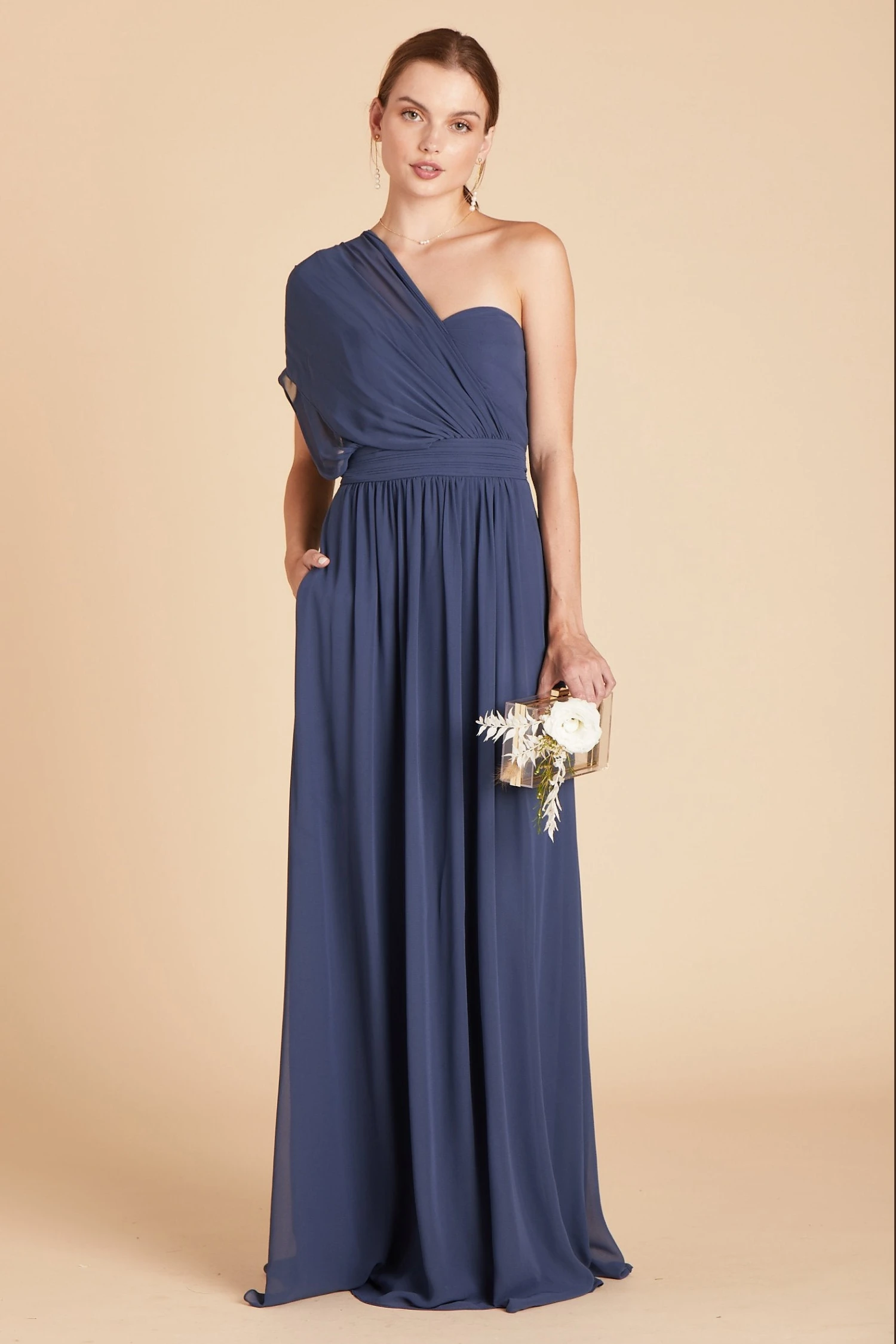 Grace Convertible Dress - Slate Blue 21 Grace Convertible Dress - Slate Blue - Image 19