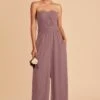 Gigi Convertible Jumpsuit - Dark Mauve