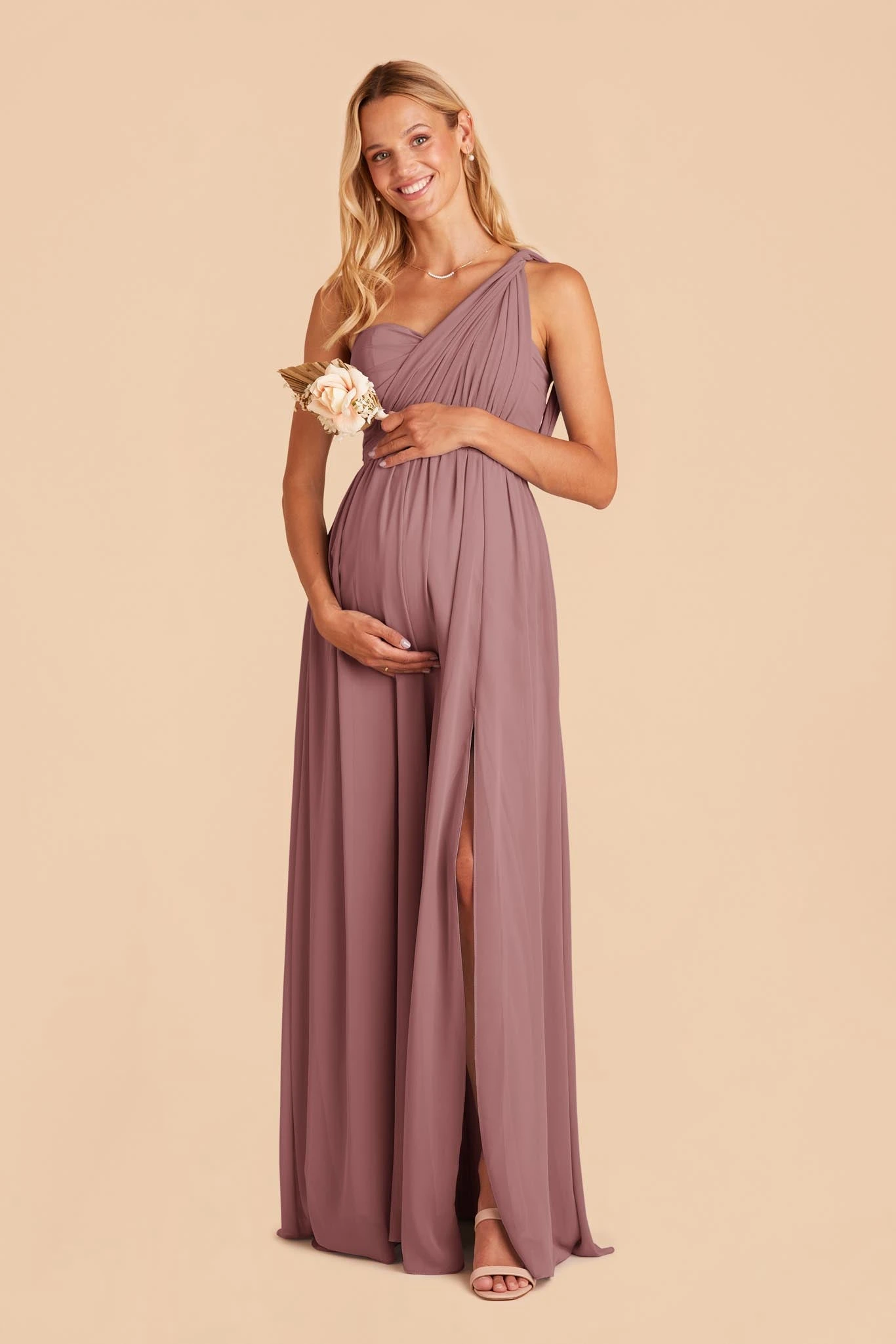 Grace Convertible Dress - Dark Mauve 9 Grace Convertible Dress - Dark Mauve - Image 7