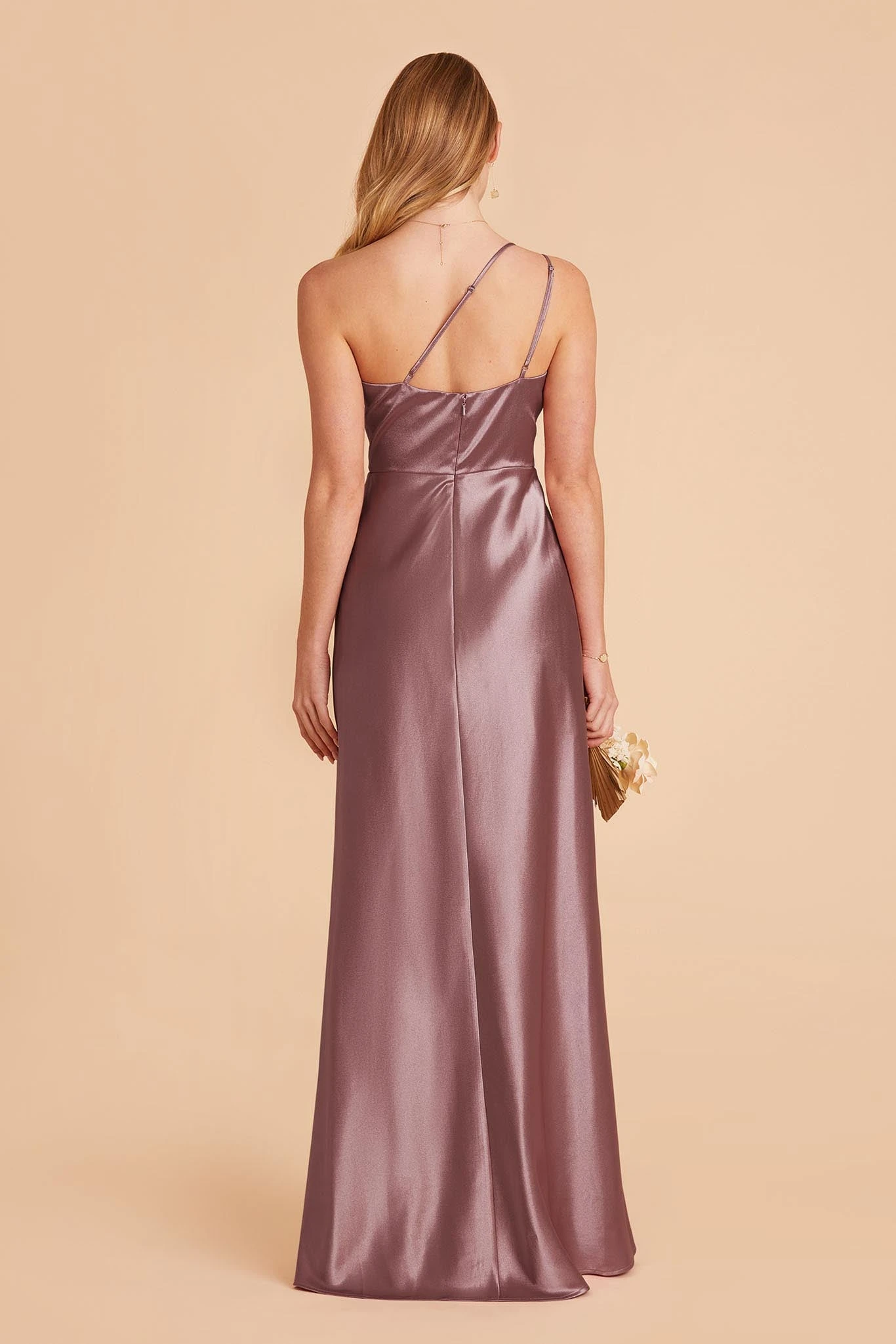 Kensie Shiny Satin Dress- Dark Mauve 7 Kensie Shiny Satin Dress- Dark Mauve - Image 5