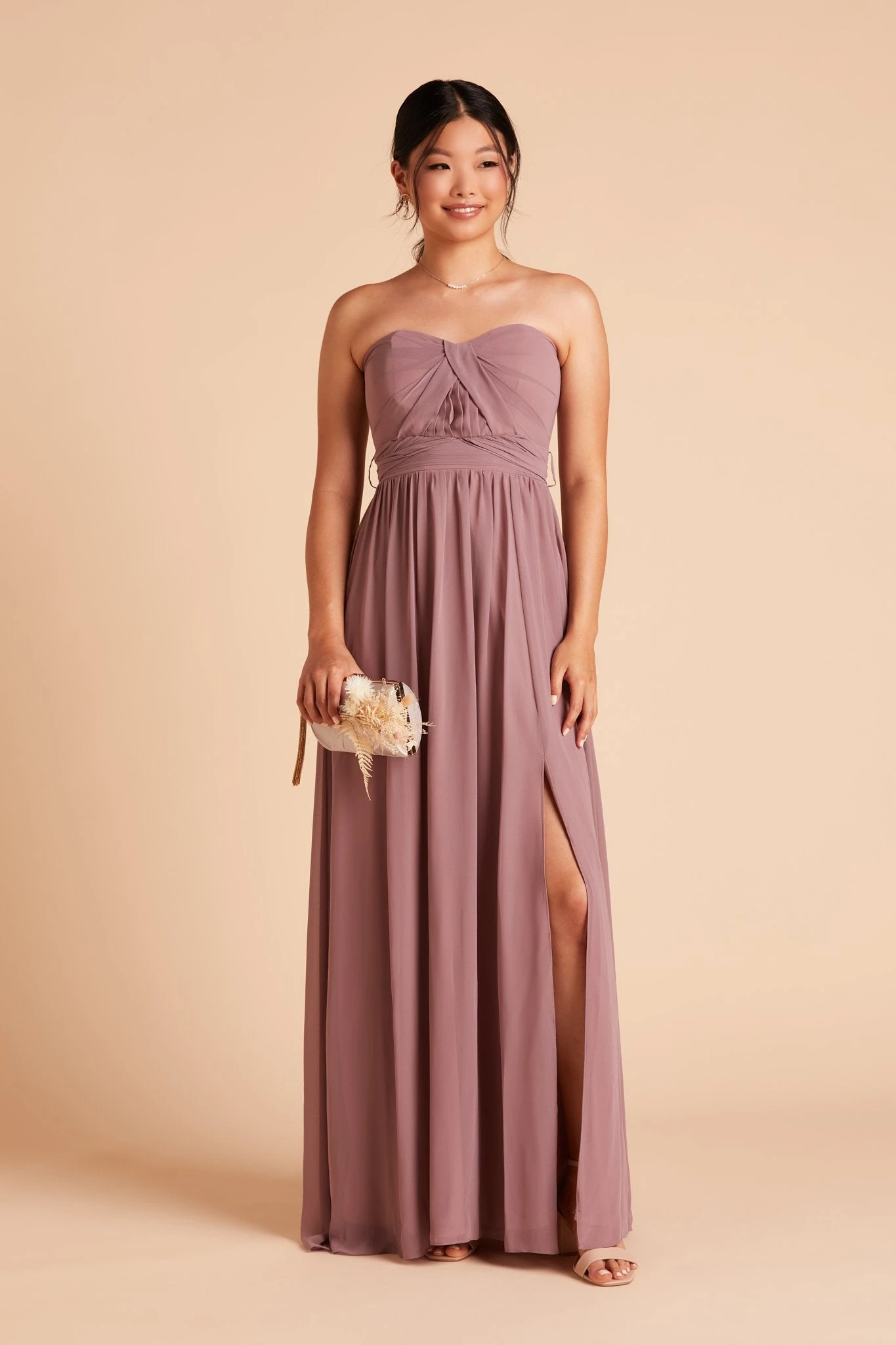 Grace Convertible Dress - Dark Mauve 10 Grace Convertible Dress - Dark Mauve - Image 8