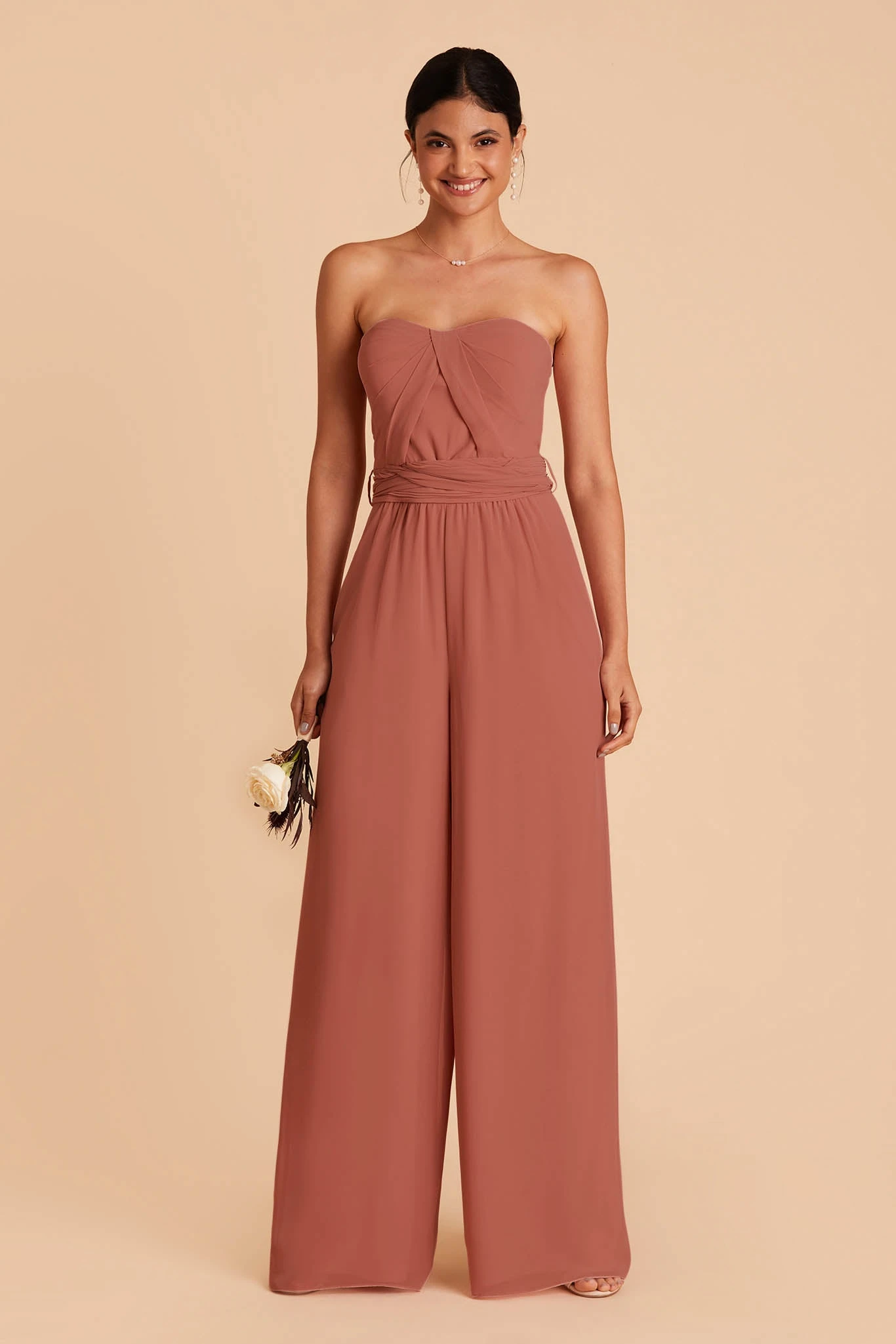 Gigi Convertible Jumpsuit - Desert Rose 3 Gigi Convertible Jumpsuit - Desert Rose