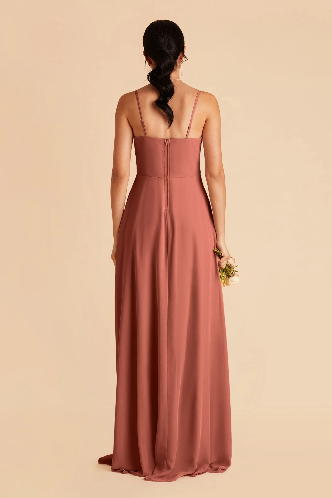 Winnie Convertible Chiffon Dress - Desert Rose 8 Winnie Convertible Chiffon Dress - Desert Rose - Image 6