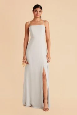 Chris Convertible Chiffon Dress - Dove Gray 15 Chris Convertible Chiffon Dress - Dove Gray -Cheap Plush Attire Store dove gray chris convertible bridesmaid dress 02