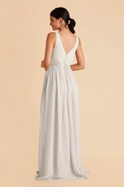 Laurie Empire Dress - Dove Gray 16 Laurie Empire Dress - Dove Gray -Cheap Plush Attire Store dove gray laurie slit bridesmaid dress 04