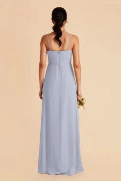Chris Convertible Chiffon Dress - Dusty Blue 13 Chris Convertible Chiffon Dress - Dusty Blue -Cheap Plush Attire Store dusty blue chris convertible bridesmaid dress 03