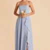 Winnie Convertible Chiffon Dress - Dusty Blue