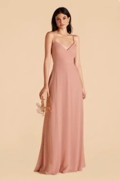 Devin Convertible Dress - Dusty Rose -Cheap Plush Attire Store dusty rose devin convertible bridesmaid dress 04
