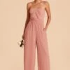 Gigi Convertible Jumpsuit - Dusty Rose -Cheap Plush Attire Store dusty rose gigi convertible bridesmaid dress 01