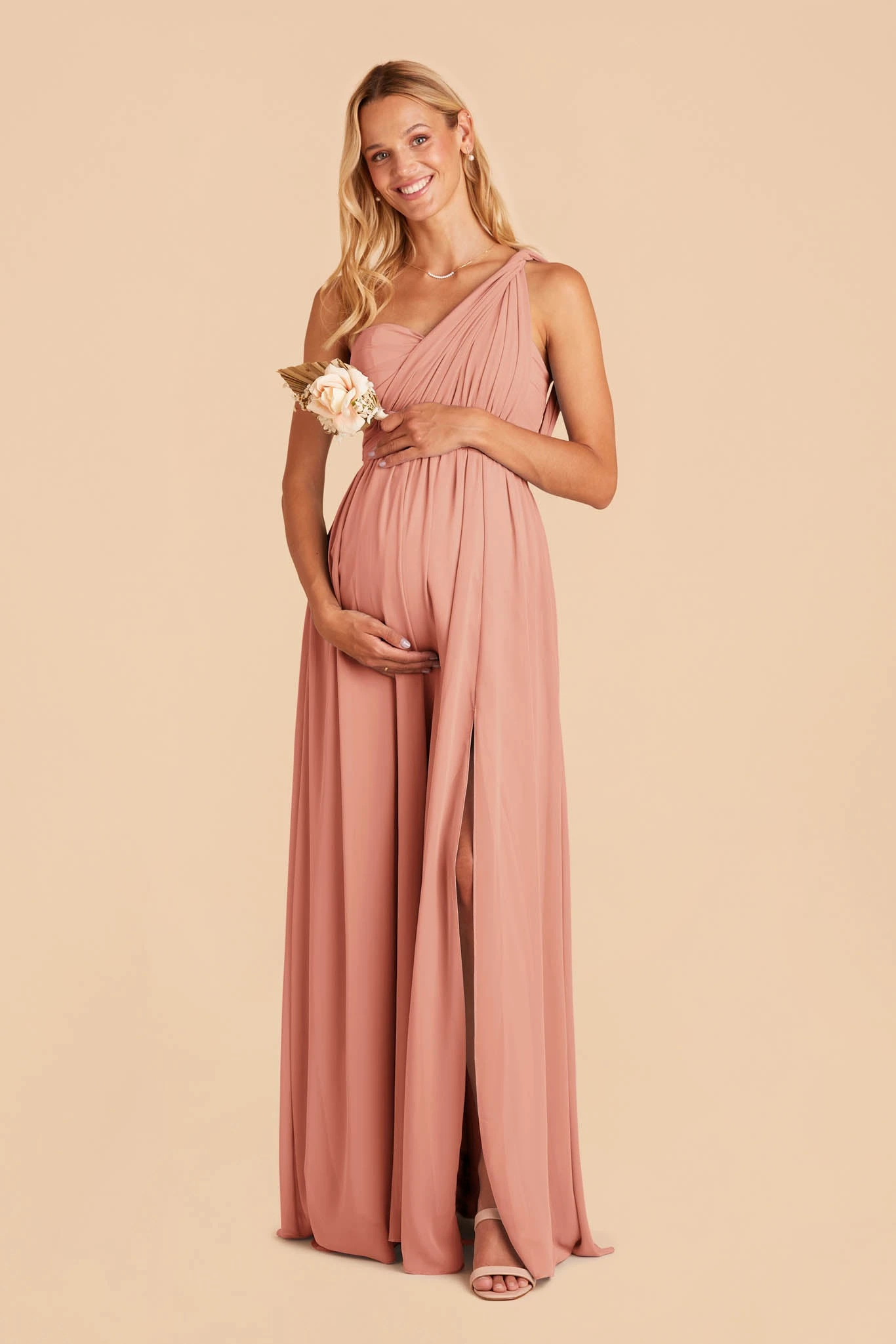 Grace Convertible Dress - Dusty Rose 7 Grace Convertible Dress - Dusty Rose - Image 5