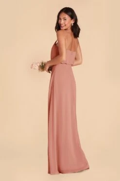 Gwennie Dress - Dusty Rose 14 Gwennie Dress - Dusty Rose -Cheap Plush Attire Store dusty rose gwennie non slit convertible bridesmaid dress 04