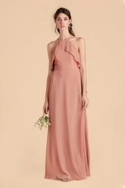 Jules Dress - Dusty Rose -Cheap Plush Attire Store dusty rose jules convertible bridesmaid dress 02