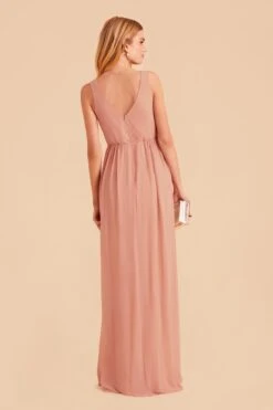 Laurie Empire Dress - Dusty Rose 14 Laurie Empire Dress - Dusty Rose -Cheap Plush Attire Store dusty rose laurie convertible bridesmaid dress 02