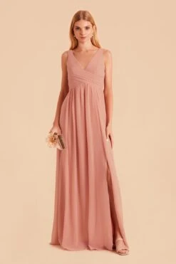Laurie Empire Dress - Dusty Rose 13 Laurie Empire Dress - Dusty Rose -Cheap Plush Attire Store dusty rose laurie convertible bridesmaid dress 03