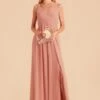 Laurie Empire Dress - Dusty Rose 1 Laurie Empire Dress - Dusty Rose -Cheap Plush Attire Store dusty rose laurie convertible bridesmaid dress 04